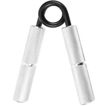 2Stk Handkrafttrainer 90Kg Handgripper Aluminium Für Fitness Silber