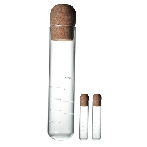 12Stk Transparenter Tee-Infuser Mit Holzgriff, Tee Zu Hause