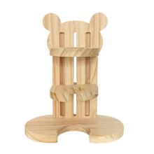 2Stk Hamster Kesselhalter Holz Flaschenhalter Für Hellbraun