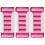3Sets Aufbewahrungsbox 7-Lagig Mit 42 Fächern Pink 4
