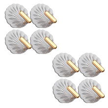 24Stk Robuste Selbstklebende Wandhaken Ps Transparent Für Mehrzweck