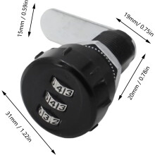 Convenient Combination Lock, Designed For Ease And Security, Ideal For Your Office Or Home Storage Solutions