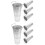 8Stk Robuster Eisener Silber Für Und Garten 7