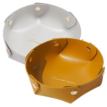 8Stk Leder Ablage Tray Für Schreibtisch Schlüssel Münzen Schmuck