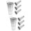 8Stk Robuster Eisener Silber Für Und Garten 9