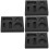 4Stk Schwarze Graphitform Metallgießform Labor Multiloch 6