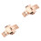 2Stk -Gürtelverschluss Roségold Für Gürtel 3