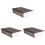 3Stk Organizer Schubladenbox Aus Langlebigem Pp+ps 3