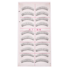 20Paare Schwarze Lange Falsche Wimpern Handgefertigt Für Make-Up