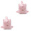 2Stk Candy Color Rucksack Transparent Sommer 3