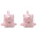 2Stk Candy Color Rucksack Transparent Sommer 2