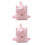2Stk Candy Color Rucksack Transparent Sommer 5