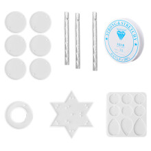 2Sets Windspiel Silikonmold Set Weiß Für DIY Basteln Mit Epoxidharz