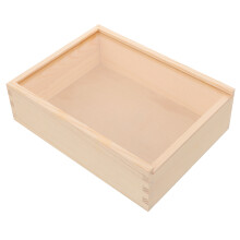 2Stk -Aufbewahrungsbox Aus Massivem Holz Beige Klassisch