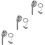 3Sets Gefilterte Mit 10 Duschkopf ABS 7