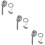 3Sets Gefilterte Mit 10 Duschkopf ABS 11