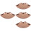 4Stk Desktop Schmucktablett Roségold Organisationsschale 8