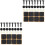 16Sets Schwarze Nummernschild Set Für Autos Sicher 4