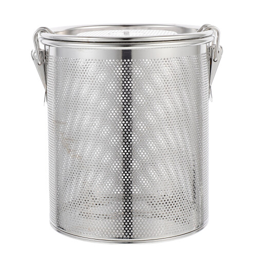 2Stk Hausgebrauch Filterkorb Gewürzfilter Silber