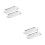 4Stk Silber Tablett Für Servieren Kuchen Und 4