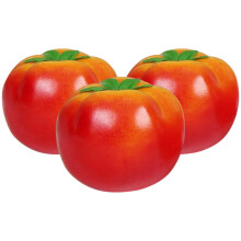 6Stk Rote Schaumsum Tomaten Realistisch Und Langlebig