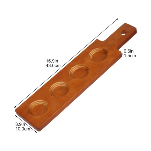 9Stk Holz Getränkehalter 4- Cup Holder 1