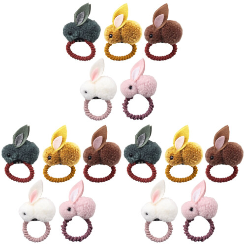 3Stk Elastische Haargummis Ponytail Halter Accessoires Für Kids 1