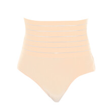 3Stk Damen Figurformender Bodyshaper Slip Hellgelb Taille Komfort