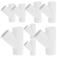 32Stk PVC 3- Verbinder Weiß Für - Bewässerungssysteme