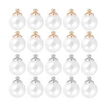 60Sets Kugelanhänger DIY Schmuck Zubehör