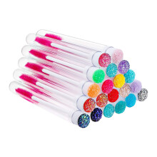 40Stk Mascara Flaschen Mit Bürsten Wimpernpinsel Für Make-Up