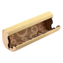 2Stk Bambus Brillenbox Robust Für Zuhause Brillen Sonnenbrillen
