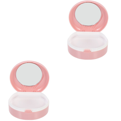2Pcs Multi-Function Mouth Guard Case Durable Portable Denture Box 2