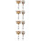 8Stk Rollbare Namensschildhalter Aus ABS Mit Strassstein 10