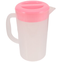 3Stk Saftkrug Kunststoff Pink Mit Deckel Für Haushalt Und Party