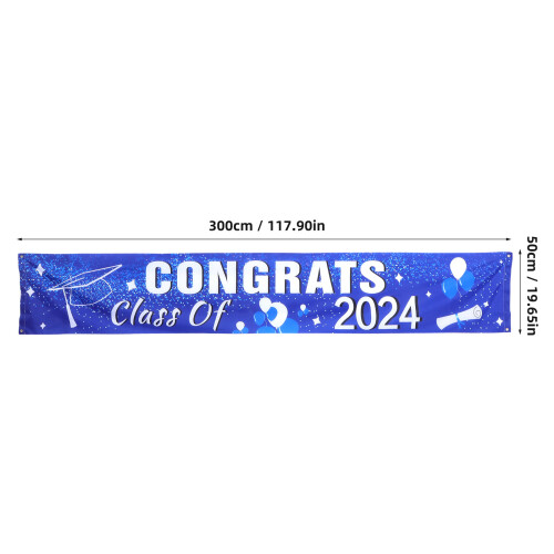 Lichtes Polyester Abschlussbanner Fürs Partydekor 2