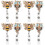 8Stk Rollbare Namensschildhalter Aus ABS Mit Strassstein 7