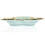 2Stk Keramiktrinket Tablett Grün Schmuckbehälter Blatt Design 10