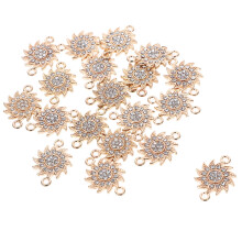 80Stk Goldene Schmuckverbinder Charms Legierung Für DIY
