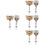 8Stk Rollbare Namensschildhalter Aus ABS Mit Strassstein 8