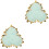 2Stk Keramiktrinket Tablett Grün Schmuckbehälter Blatt Design 3