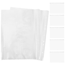 500Stk PVC Laufnummerntasche Weiß Für Organisieren