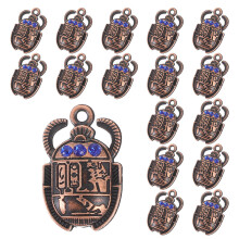 60Stk Blaue Charms Metall Ägyptisch Schmuck Zum Selbermachen