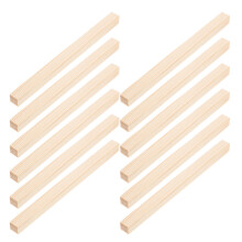 150Stk Unbehandelte Holzquadrate Khaki Bastelstäbe Für DIY-Projekte
