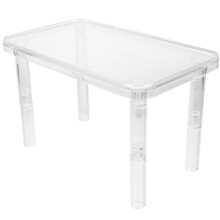 2Sets Transparente Hamsterplattform Und Dekoratives Betten-Set