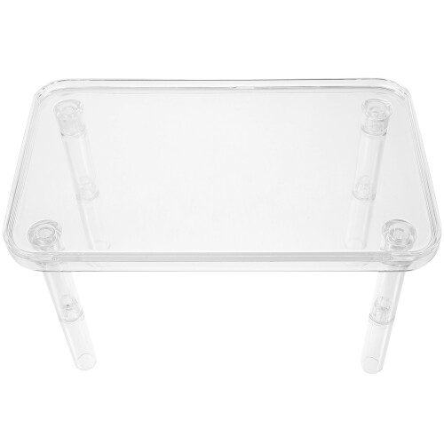 2Sets Transparente Hamsterplattform Und Dekoratives Betten-Set 1