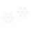 2Stk Fell Haarschmuck Transparent Elastische Haargummis 10