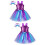 2Stk Sommer Tutu Set Für , , Bunt, Mit Haarband 7