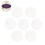 2Stk Fell Haarschmuck Transparent Elastische Haargummis 3