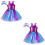 2Stk Sommer Tutu Set Für , , Bunt, Mit Haarband 6